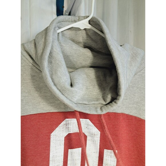 NWT Women's Oklahoma Sooners Pullover Crimson Gray Sweatshirt Large - Picture 3 of 11